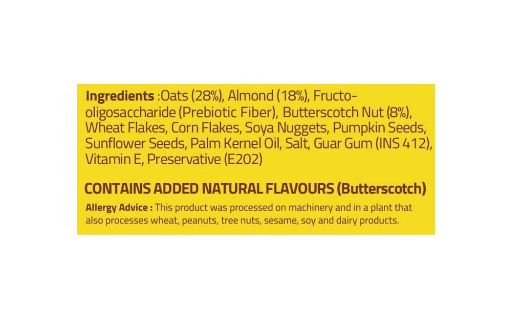 Eat Any Time Butterscotch Health Bar with Oats, Almonds   Box  240 grams